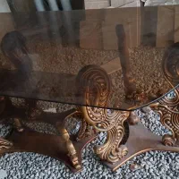 مبل ۹ نفره میز غذا خوری ۸ نفره و میز وسط|مبلمان خانگی و میز عسلی|قائمشهر, |دیوار