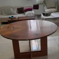 میزگرد قابل جدا شدن از سطح ومیز بیضی مطابق عکس