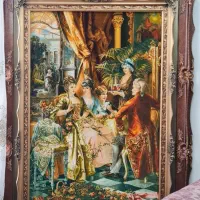 تابلو فرش دستبافت تبریز چله ابریشم|تابلو فرش|تهران, شاهین|دیوار