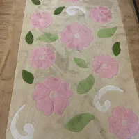 فرش ماشینی گل برجسته