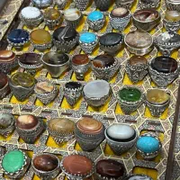 انگشتر آلیاژی و سنگ باباقوری|بدلیجات|بوشهر, |دیوار