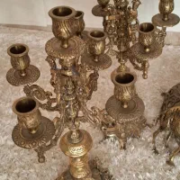 گلدان شمعدان میوه خوری|کلکسیون اشیاء عتیقه|ری, سرتخت|دیوار