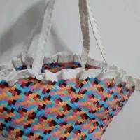 زنبیل پلاستیکی|صنایع دستی و سایر لوازم تزئینی|هشتگرد, فاز ۷ مهستان|دیوار