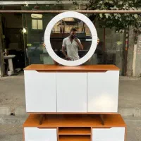 میز تلویزیون کنسول آیینه قدی اباجور ساعت