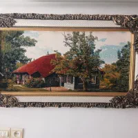 تابلوی منظره و وان یکاد|تابلو فرش|زنجان, |دیوار