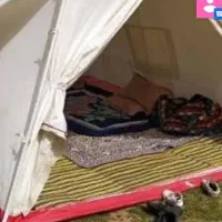 یک عدد چادر ضدآب اسکلت دار نو|کوهنوردی و کمپینگ|فولادشهر, سایت صنعتی کاوه|دیوار