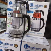 چایساز روهمی لندگرین Land Green پیرکس با ارسال چای|سماور، چای‌ساز، قهوه‌ساز|مشهد, شهید آوینی|دیوار
