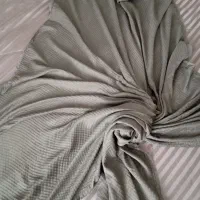 روسری مشکی بزرگ لبه گیپور