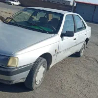 پژو405نقراه ای مدل 87بنزینی توکرم موتور تضمینی .