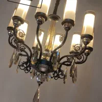 لوستر (طراحی اختصاصی برند رومالوستر ) فردیس سرحدی|لوستر و چراغ آویز|کرج, جهان‌شهر|دیوار