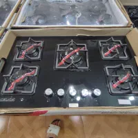 اجاق گاز صفحه ای شیشه ای مدل (( مشکی سفید))|اجاق گاز و لوازم برقی پخت‌وپز|بوشهر, |دیوار