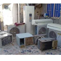 مشتری کولر گازی سوخته فرسوده کار کرده