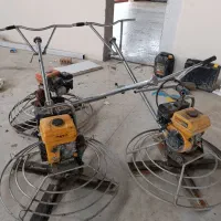 بتن ریزی کف با ماله پروانه ای الیاف ماکرو