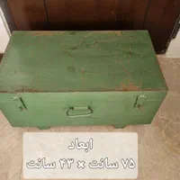 چمدان عتیقه آنتیک تمام فلز قدمت بالای ۵۰ سال سالم|کلکسیون اشیاء عتیقه|مشهد, امیریه|دیوار