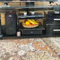میز بخاری آیینه دراور سینما خانواده و دی‌وی‌دی