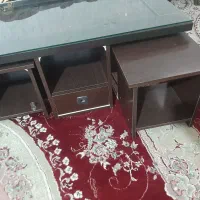 میزجلومبلی با دو کشو و4 میز عسلی|مبلمان خانگی و میز عسلی|بابل, |دیوار