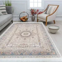 فرش 1200 شانه ابریشم بافت (4 تخته)