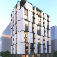 برج باغ (heaven building) واقع در خیابان مدرس