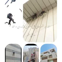 پیچ ورولپلاک سنگ نما عایق آببندی با طناب راپل کار