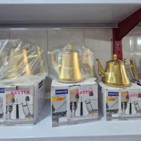 کتری و قوری کرکماز کتری استیل طلایی ترک کتری استیل|قوری، کتری، قهوه‌ساز دستی|مشهد, مشهدقلی|دیوار