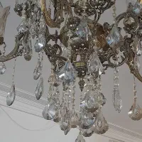 لوستر برنز شیک سه تا یه مدل|لوستر و چراغ آویز|قم, نیروگاه|دیوار