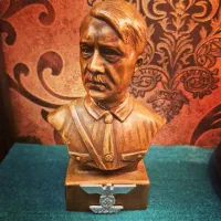 تندیس یا مجسمه قدیمی برنز سردیس آدولف هیتلر