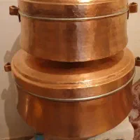 ظرفی مسی قاجاری