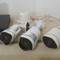 تعدادی دوربین مداربسته با کلیه وسایل