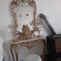 آینه و شمعدان آلیاژ
