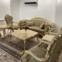 مبل سلطنتی به همراه ناهار خوری|مبلمان خانگی و میز عسلی|ساری, |دیوار