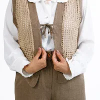 ست سه تیکه شومیز شلوار وست
