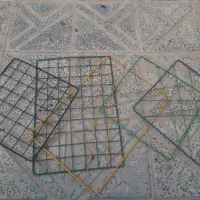 فروش عمده قفسه فلزی مشبک - رنگبندی متنوع