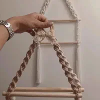 مکرومه بافی،رانر،جا حوله ای،صندل ،دیوارکوب|صنایع دستی و سایر لوازم تزئینی|قوچان, |دیوار