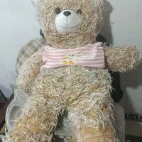 عروسک خرس و سگ خز دار