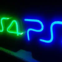 تابلوی نئون طرح ps4 وps5 رومیزی|کنسول، بازی ویدئویی و آنلاین|گنبد کاووس, |دیوار
