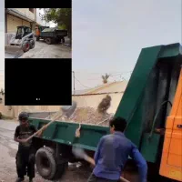 حمل نخاله با خاور و کارگر حمل مصالح خاک باغچه