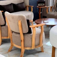 مبل راحتی اقتصادی مدل دستچوبی جمعوجور و شیک|مبلمان خانگی و میز عسلی|کرمانشاه, |دیوار