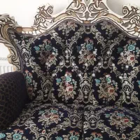 مبل هفت نفره سلطنتی با میز عسلی