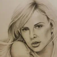 سفارش نقاشی چهره سیاه قلم