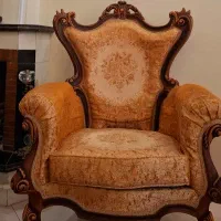 مبلمان پذیرایی همراه با میزناهاخوری  چوب گردو|مبلمان خانگی و میز عسلی|تهران, ستارخان|دیوار