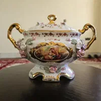 سرویس چینی آنتیک گل برجسته