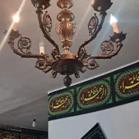 دو جفت لوستر برنجی شیک