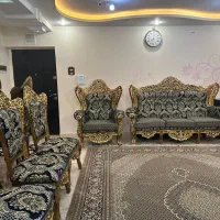 حراج زیر قیمت با یک بوفه وپاف و گل میز  اشانتیون