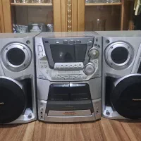 دستگاه ضبط و پخش .دو کاست. سی دی خور  پاناسونیک