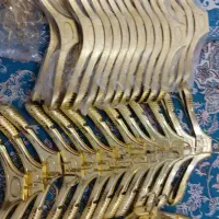 چوب رختی رنگ طلایی