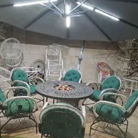 تولیدی میز صندلی باغی/مدل بیضی|مبلمان خانگی و میز عسلی|نوشهر, |دیوار