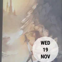 تابلو نقاشی اورجینال «مبارز تنها» با قاب