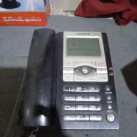 تلفن رومیزی با ورودی وخروجی ۲ لاین