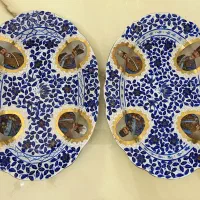 سینی دیس یا ماهی خوریه آنتیک قدیمی بدون مشابه