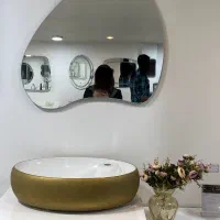 آینه بکلایت سرویس بهداشتی|لوازم حمام|یزد, |دیوار